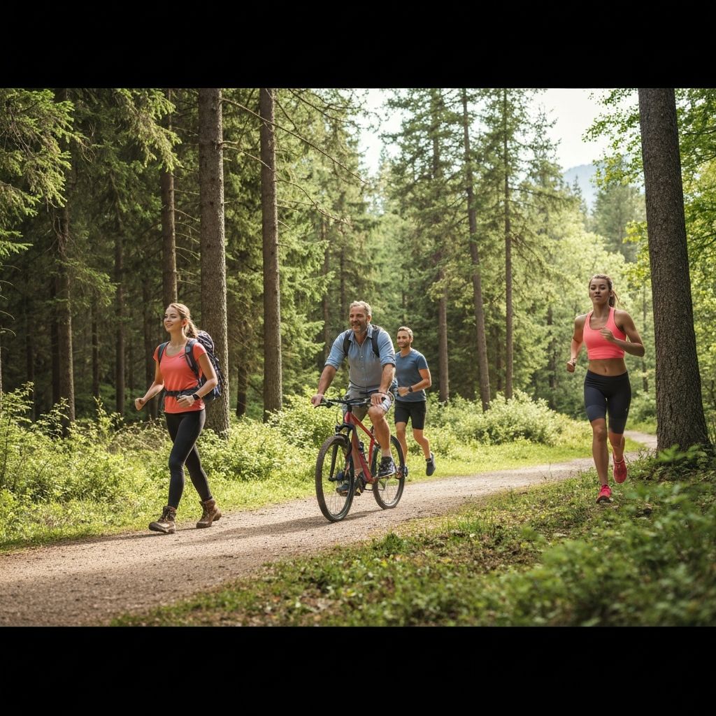 Active lifestyle with natural supplements